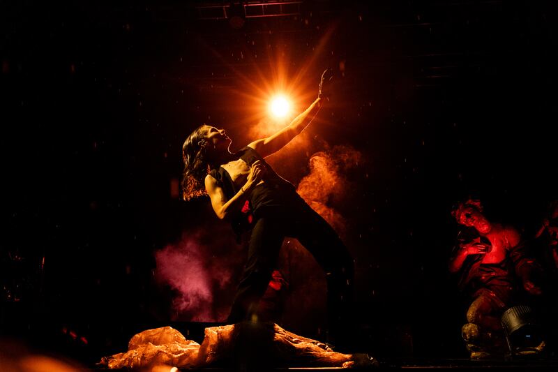 Christine and the Queens in Turin, Italy. Photograph: Roberto Finizio/Getty Images