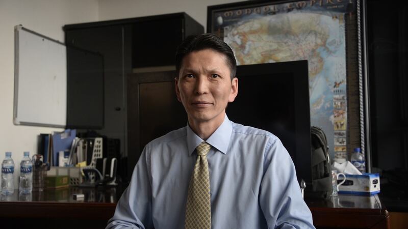 Lawyer-turned-inventor Bayar Deegi: ‘If we don’t curb the air pollution. We’ll soon have to spend all our money building hospitals specially for treating lung diseases.’ Photograph: Didem Tali