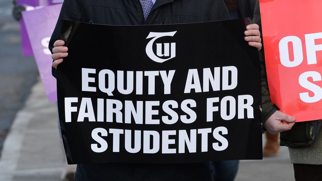 The union is currently balloting its 4,000 members in the sector to seek a mandate to engage in a campaign of industrial action. Photograph: Dara Mac Dónaill/The Irish Times