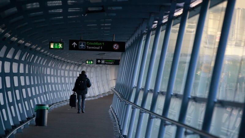 Inside the terminal building at Dublin Airport. Photograph: Nick Bradshaw