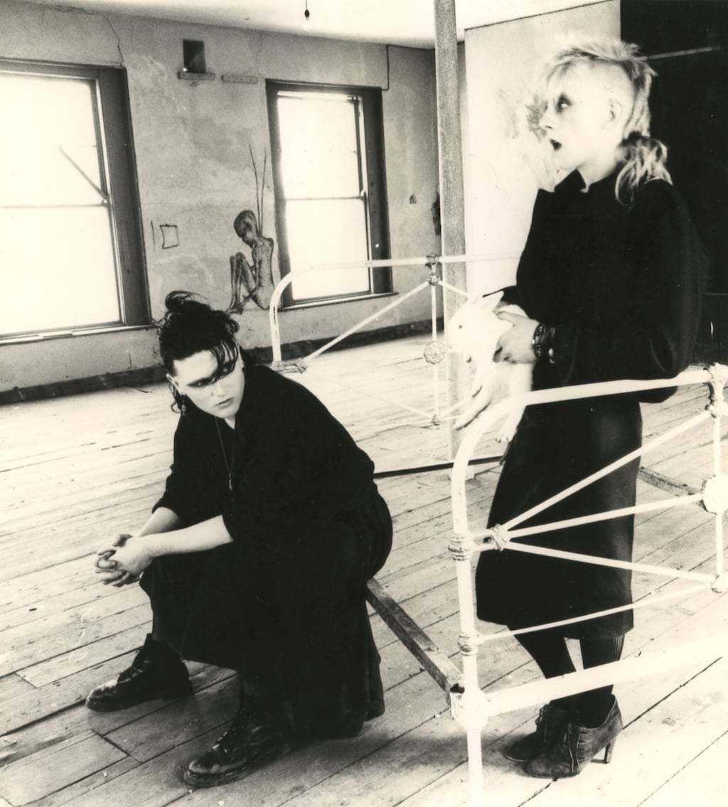 Gavin Friday and Guggi from The Virgin Prunes