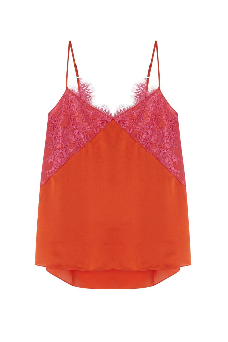 Give your wardrobe a colourful infusion with this top, €89, from Uterque.