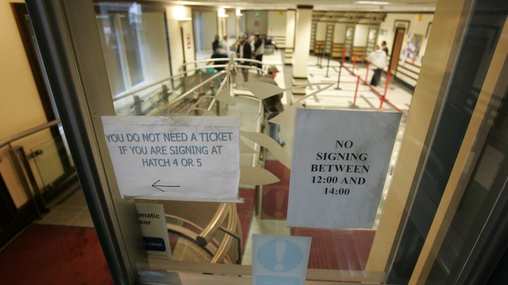 The jobs recovery is making big inroads into long-term unemployment. That dropped by 29,400 (or 21.1 per cent) between the third quarter of 2014 and 2015. Photograph: Frank Miller/The Irish Times