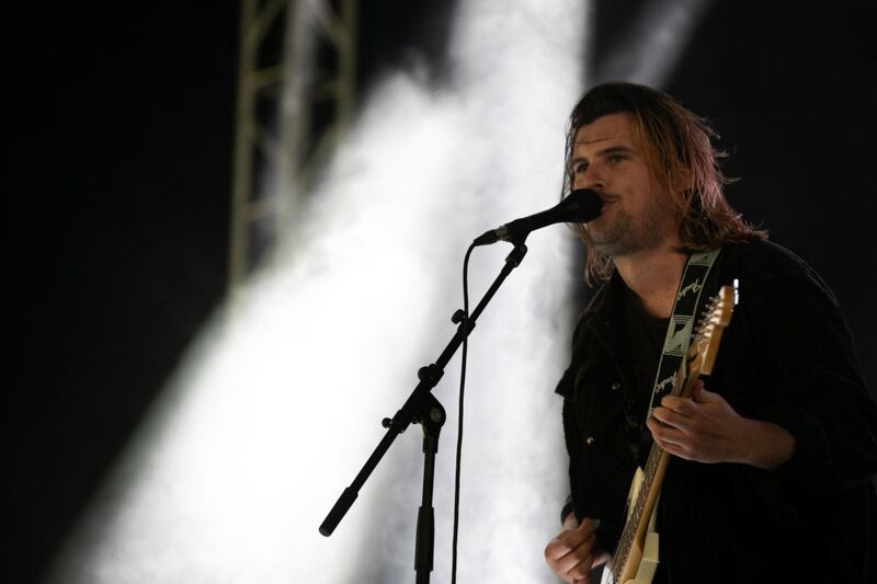 Steven King of Fangclub on stage at Electric Picnic, 2019. Photograph: Kieran Frost/Redferns
