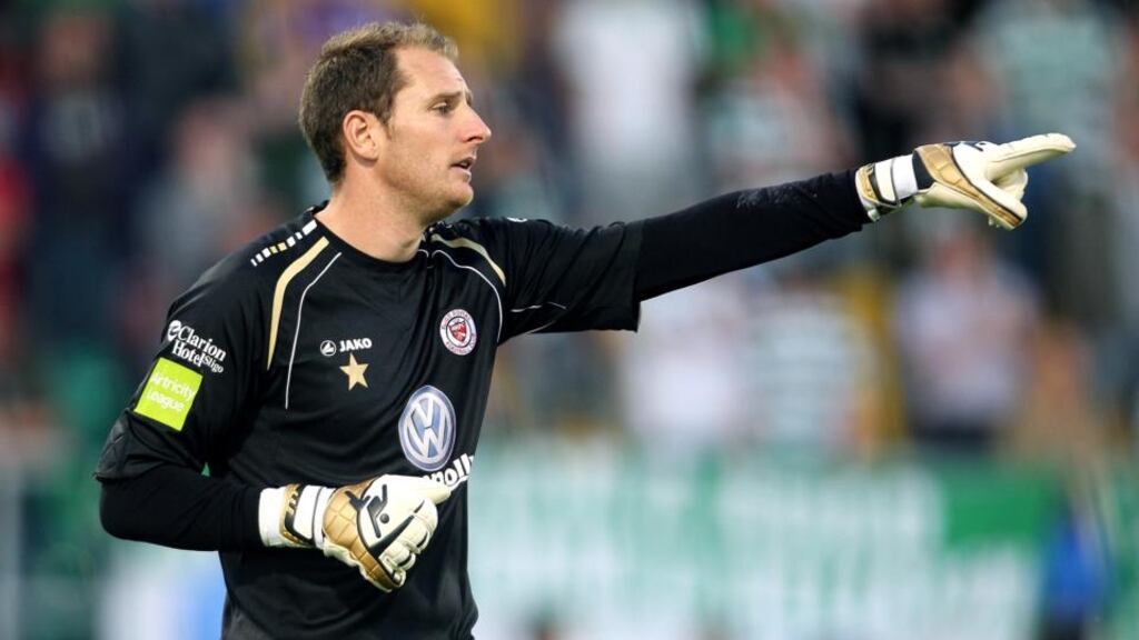 Gary Rogers: “People made a lot of the couple of draws we’d had before Monday,” said the Sligo Rovers goalkeeper. Photograph: Inpho