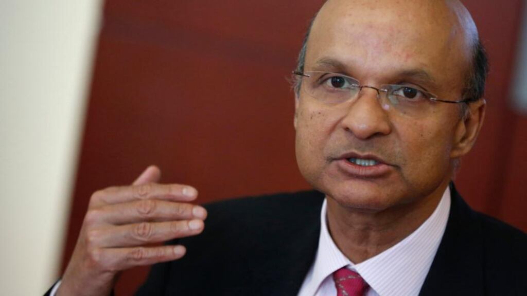 Medtronic chief executive Omar Ishrak has advocated US corporate tax reform that would allow the company to bring the money back into the country without paying such a high tax on it. Photograph: Reuters/Brendan McDermid