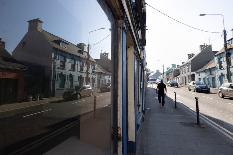 Main Street in Ballybofey. 'You’d think from the headlines that this is a one-horse town but there are major retailers and employers.' Photograph: Joe Dunne
