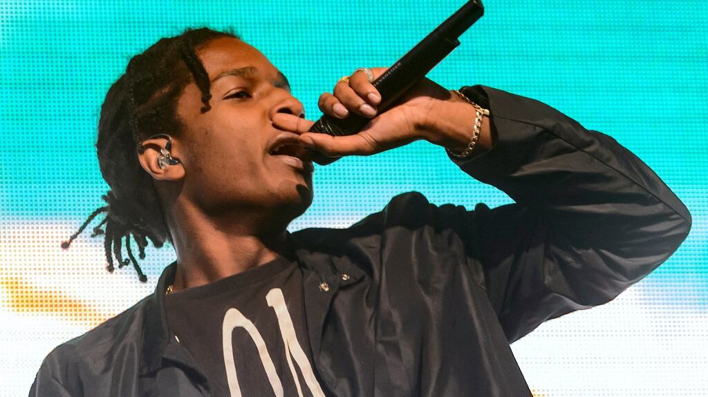 Rakim Mayers, aka A$AP Rocky: had pleaded not guilty, along with two others, to the charges. Photograph: Laurent Gillieron/EPA