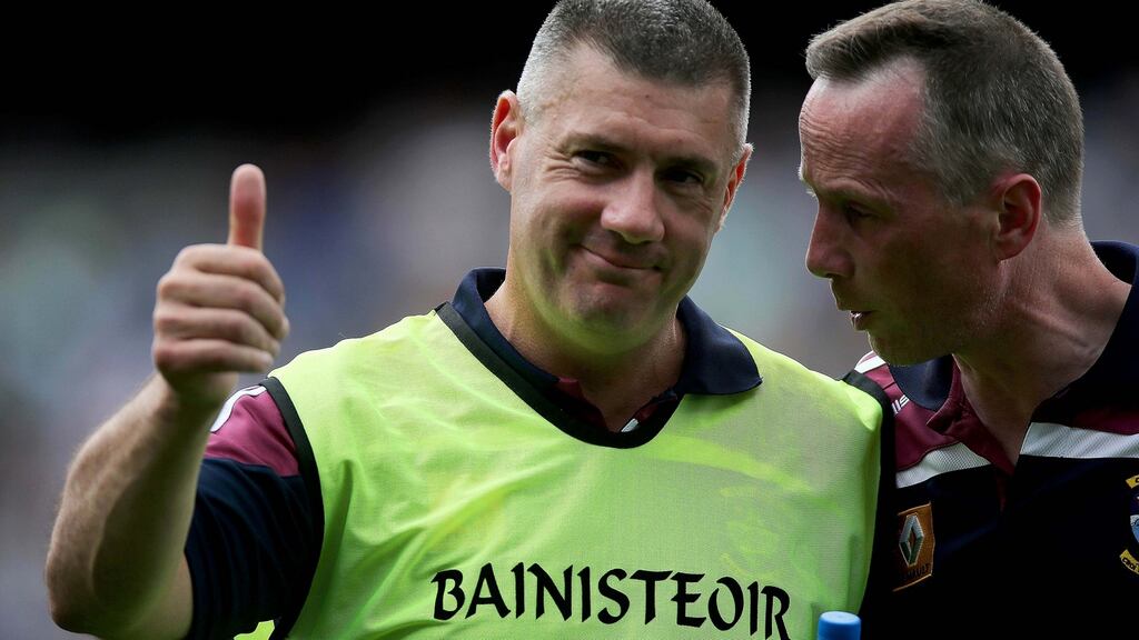 Westmeath manager Tom Cribbin is not looking beyond Sunday’s game with Kildare. Photograph: Donall Farmer/Inpho.