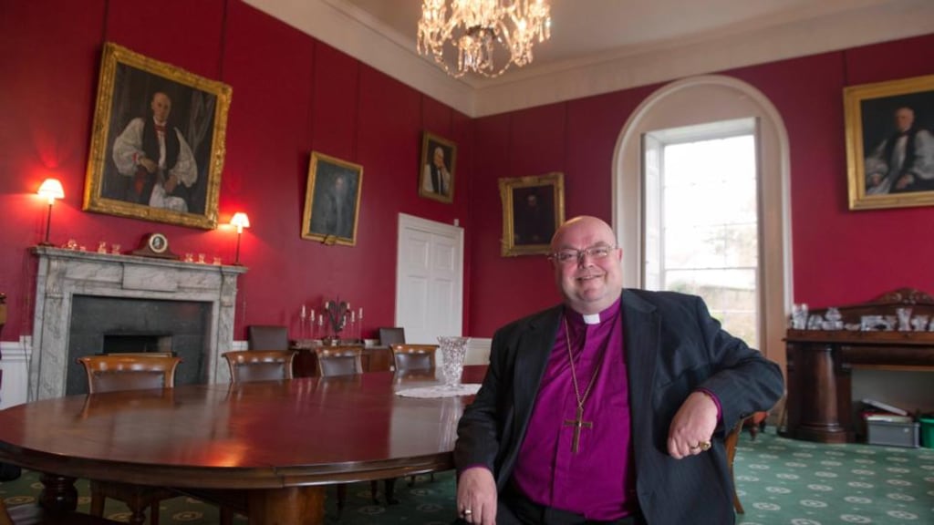 Paul Colton, Church of Ireland Bishop of Cork, Cloyne and Ross in the dining room of the Bishop’s Palace. Photograph: Michael Mac Sweeney/Provision