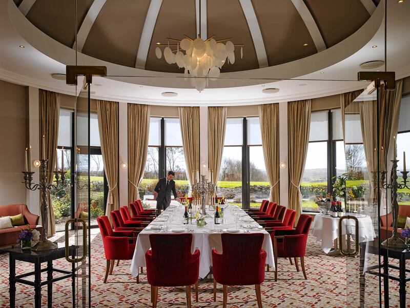 La Fougère at Knockranny House Hotel – in winter the menu can include teal, mallard, partridge, pheasant, venison and hare