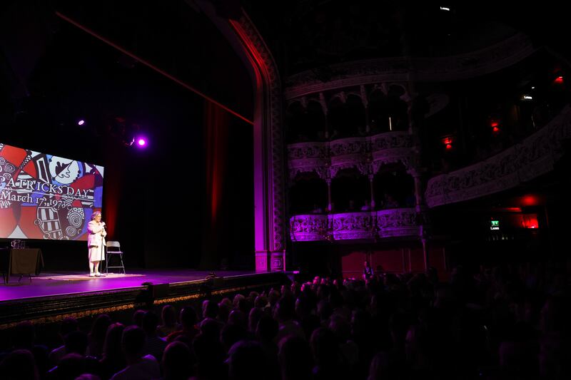 Rosie O’Donnell at 3Olympia Theatre in Dublin on Sunday. Photograph: Dara Mac Dónaill