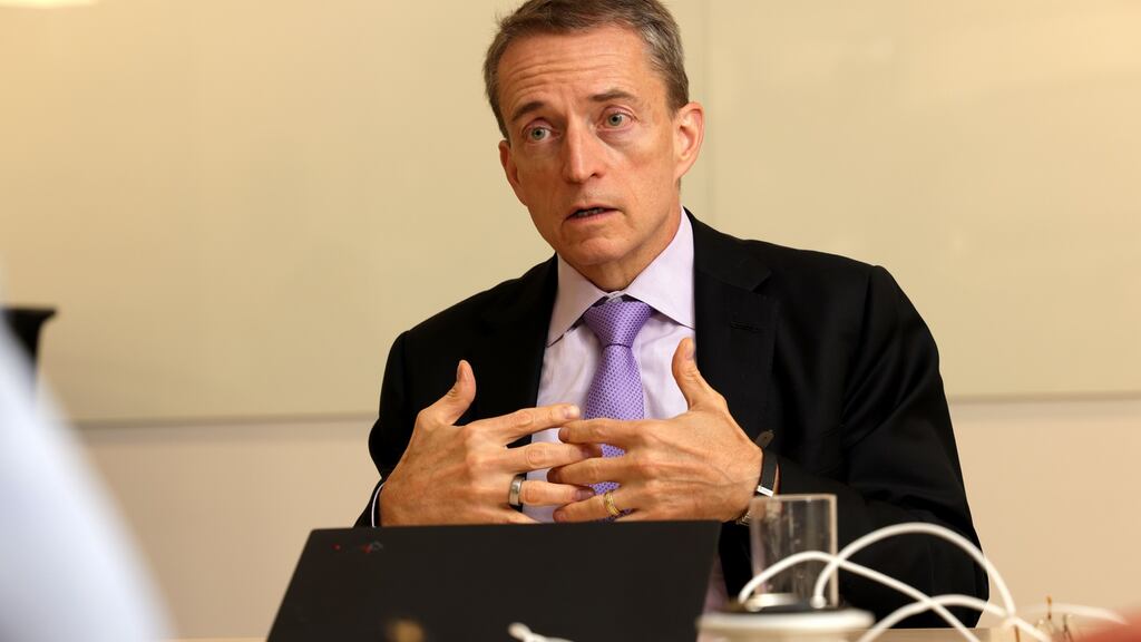 Intel chief executive Pat Gelsinger. Photograph: Dara Mac Donaill / The Irish Times