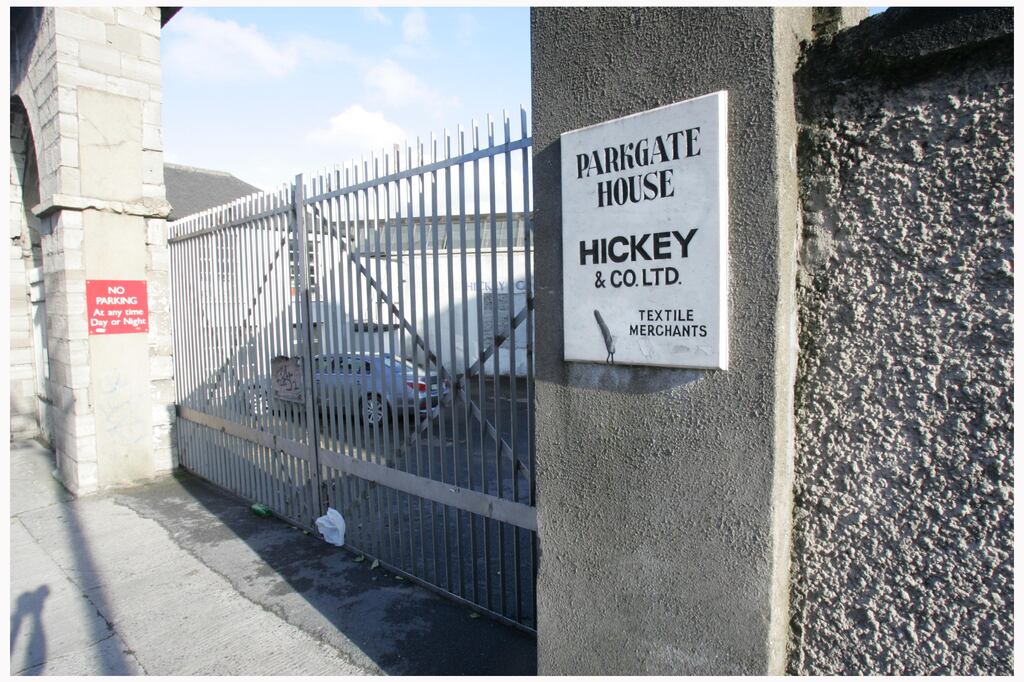 Four men were brought before the High Court a vacation on Monday afternoon following their arrest by the Garda after they were found on the premises that morning at Parkgate House in Dublin 8. File photograph: Bryan O'Brien