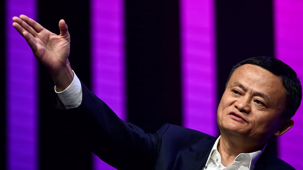 Jack Ma, billionaire founder of ecommerce giant Alibaba, controls Ant Group, on track for a record IPO. Photograph: Philippe Lopez/AFP