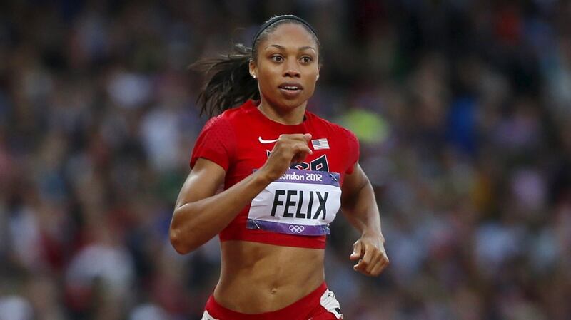 Allyson Felix of the US also follows the Alexander Technique: Photograph: Reuters/Lucy Nicholson