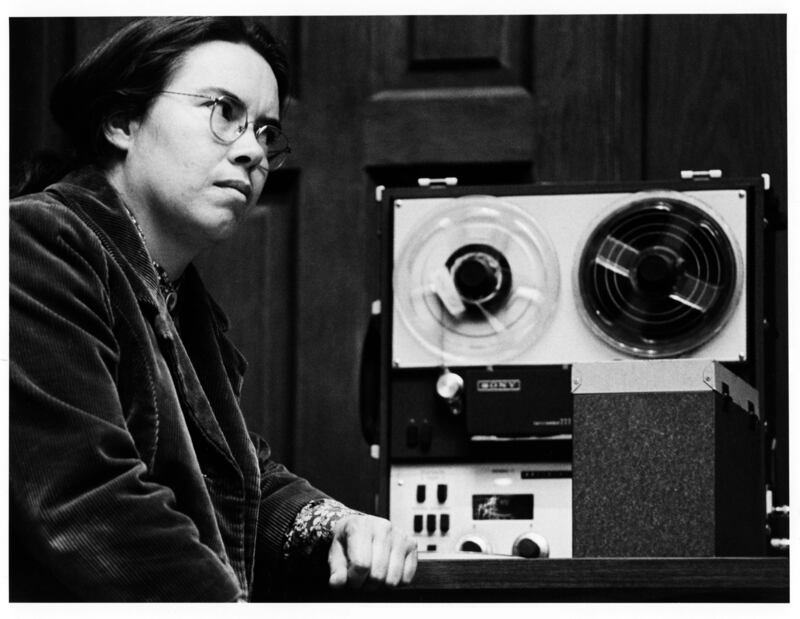 Composer and accordionist Pauline Oliveros: “Women will some day unleash their enormous creative potential and for a time will excel men in all fields because they have been so long dormant.” Photograph: Mills College