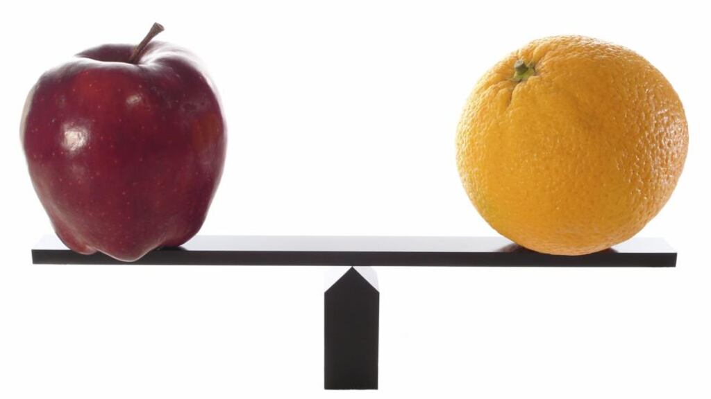 Apples and oranges: the comparison with “US poverty levels” is risible; one economy is at full employment, the other is not even close. Photograph: Thinkstock