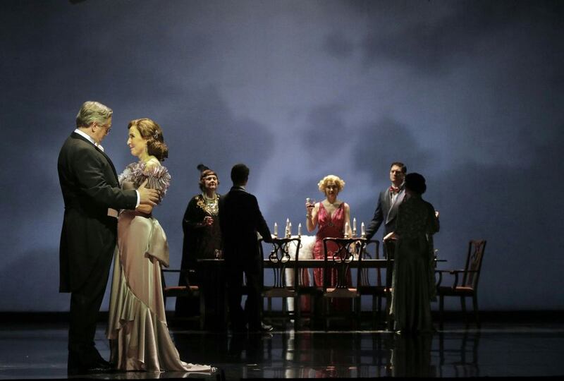 The cast of Dinner at Eight by William Bolcom. Photograph: Cory Weaver