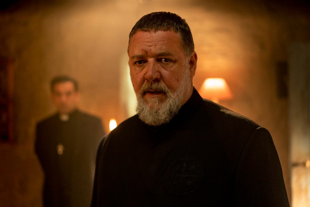 Wild Atlantic Pictures Ltd’s The Pope’s Exorcist starring Russell Crowe availed of corporation tax credits of €7 million-€10 million last year. Photograph: Loyola Productions/Screen Gems