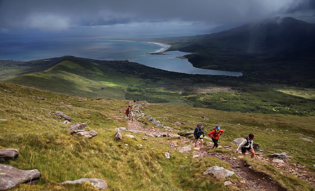 The man has been brought to hospital. Photograph: Valerie O'Sullivan