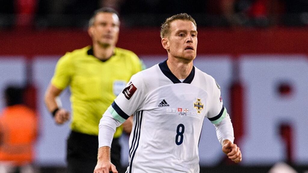 Steven Davis has been named in the Northern Ireland squad despite retirement speculation. Photograph: Marcio Machado/Eurasia Sport Images/Getty Images