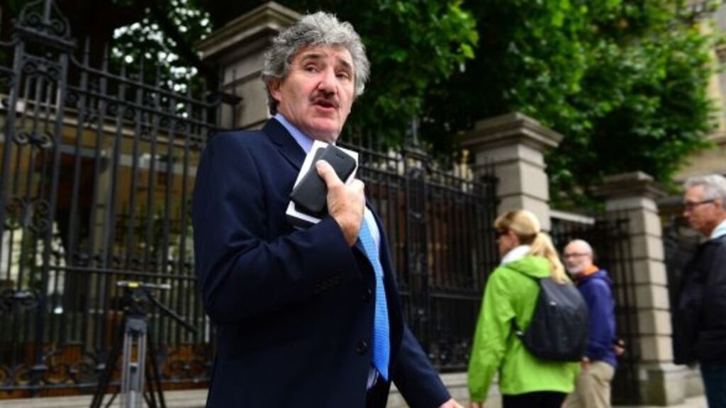 “I am going to continue my ministerial duties and I will continue to do my job with the support of the Independent Alliance,” John Halligan said on Monday night. Photograph: Dara Mac Donaill/The Irish Times