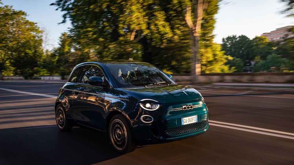 The Fiat 500 electric.