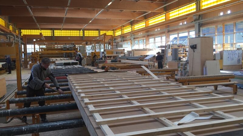 Inside the Baufritz HQ in Erkheim Germany