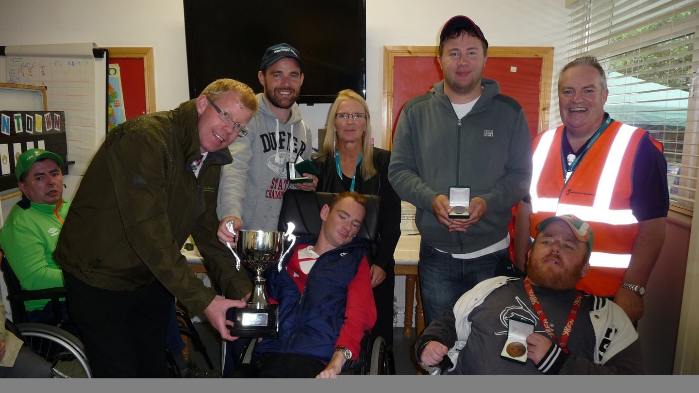 IFI chief executive Ciaran Byrne at the Irish Wheelchair Association’s 12th annual fishing day.