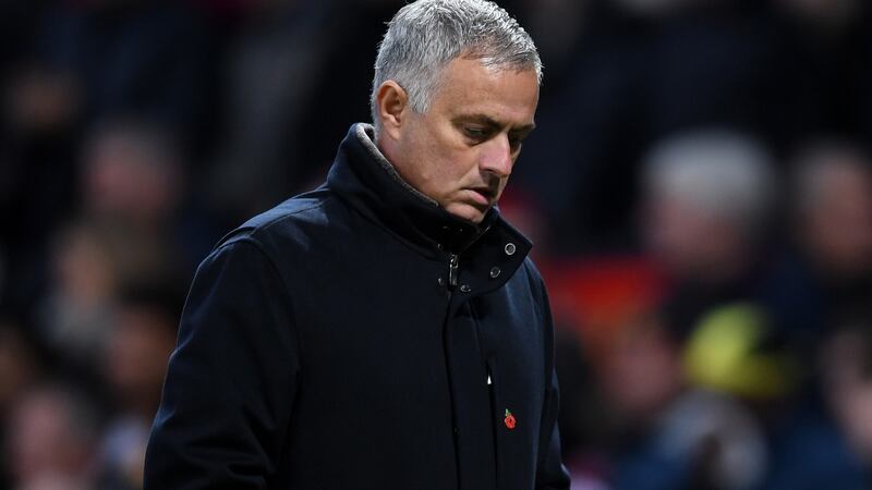 Jose Mourinho has struggled as manager of Manchester United. Photograph: Getty Images