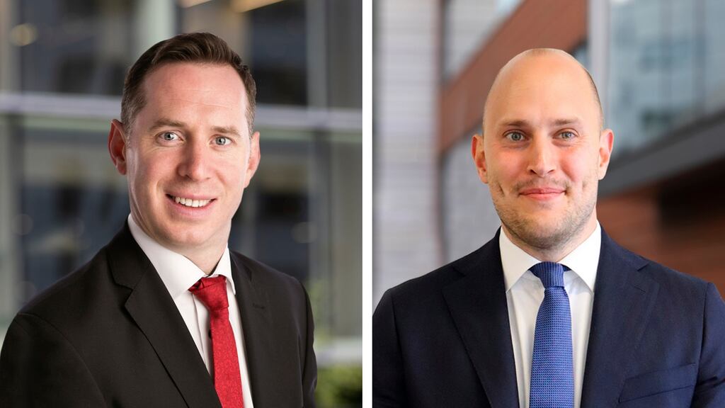 Johnny O’Connor and Steven Blanc: they have joined BidX1’s Irish management team