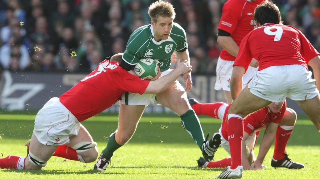 Luke Fitzgerad: suffered a litany of series injuries which curtailed the number of Test caps he won to 35, one more than his dad, Des. Photograph: Alan Betson