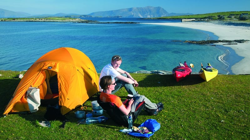 Inishkea South has a wide number of good camping spots.