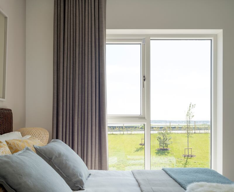 View from first row of houses