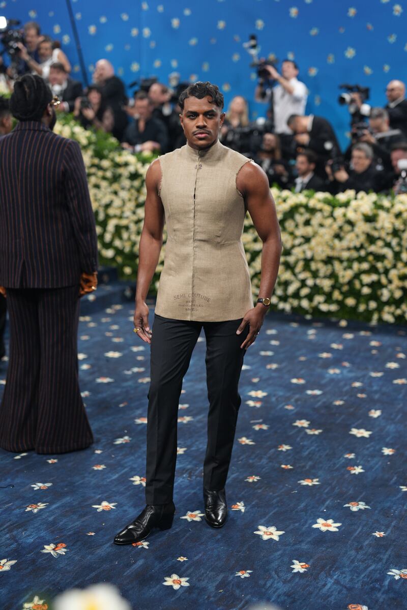 Met Gala: Jeremy Pope. Photograph: Amir Hamja/The New York Times