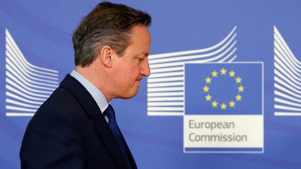 David Cameron: In all, he has laboured to produce a mouse. Photograph: EPA