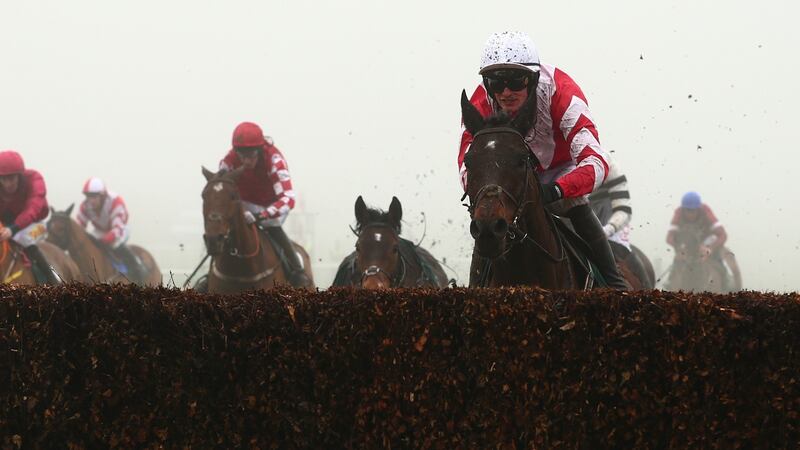 Total Recall and Danny Mullins en-route to victory at Gowran. Photograph: Tom O’Hanlon/Inpho