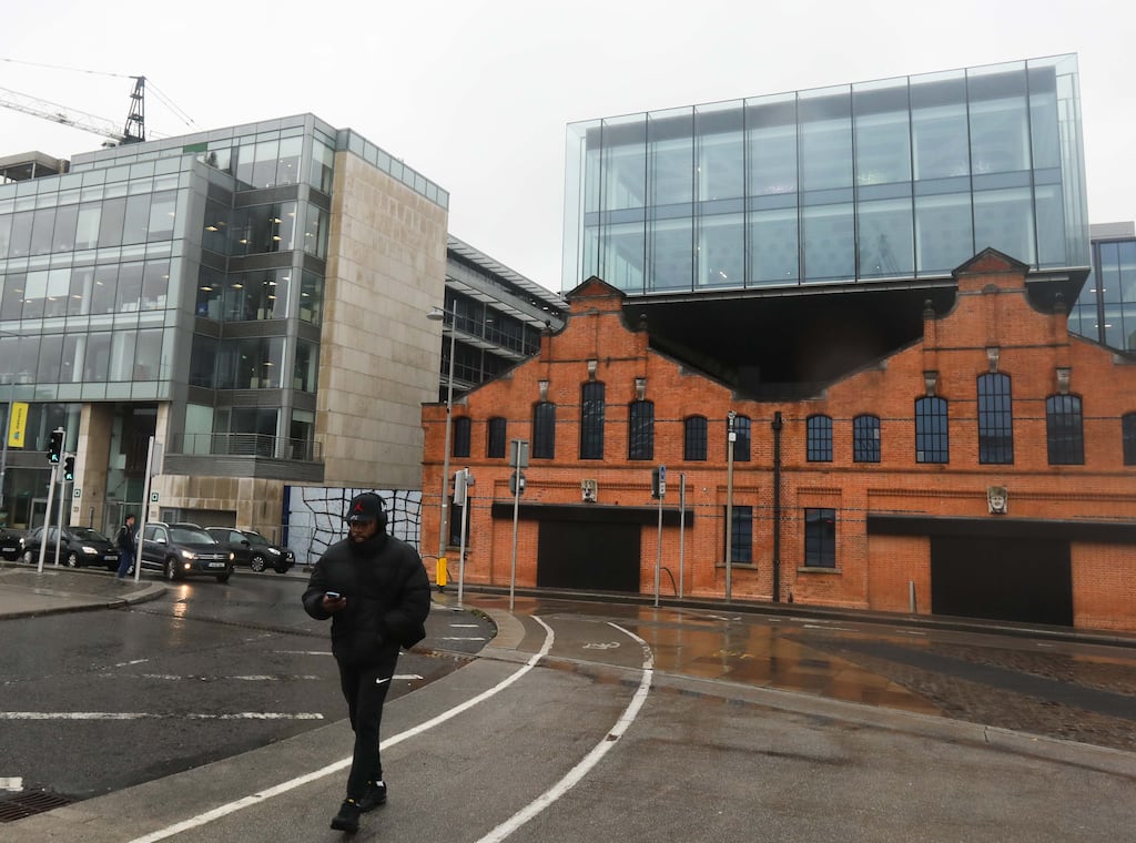 The Tropical Fruit Warehouse office building on Dublin's Sir John Rogerson's Quay, home of the TikTok offices in Ireland. Of the 19 largest online platforms identified by the EU as being subject to its Digital Services Act (DSA), 13 have their European headquarters in Ireland. So, we are about to assume an even more significant role on content. Photograph: Leah Farrell/© RollingNews.ie