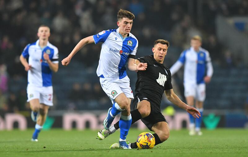 Andy Moran: the highly-rated young Irish midfielder is currently on loan from Brighton to Blackburn Rovers. Photograph: Dave Howarth/CameraSport via Getty Images