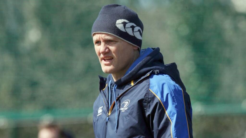 Joe Schmidt will find the international environment very different from the supportive atmosphere of Leinster. Photograph: Donall Farmer/Inpho