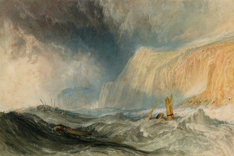 A Shipwreck off Hastings by Joseph Mallord William Turner. Photograph: Roy Hewson