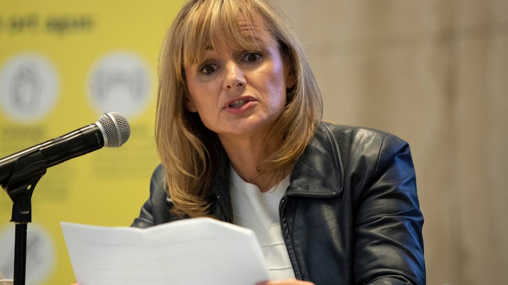 Dr Breda Smyth, Director of Public Health, HSE West at a Covid -19 update press conference at the Department of Health. Photograph: Colin Keegan, Collins Dublin