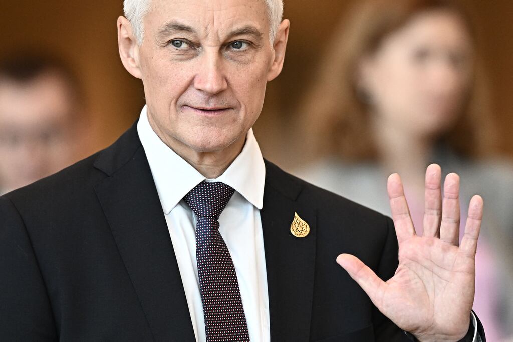 Andrei Belousov has been appointed as Russian defence minister, replacing the compromised Sergei Shoigu. Photograph: Lillian Suwanrumpha AFP via Getty Images