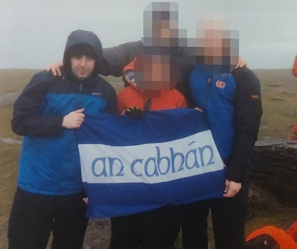 Garda Sean Daly pictured on one of his peak climbs