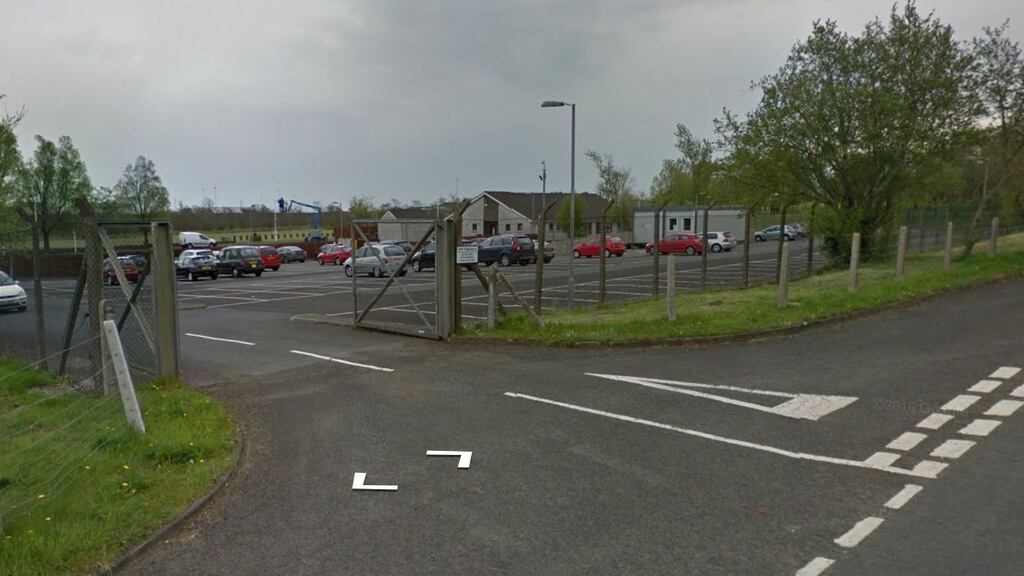 Stephen Brian Martin (23), was arrested at Maghaberry Prison in Northern Ireland on Friday after allegedly arriving for work with packets containing suspected cocaine, cannabis and diazepam tablets stashed in his boots. File photograph: Google Street View