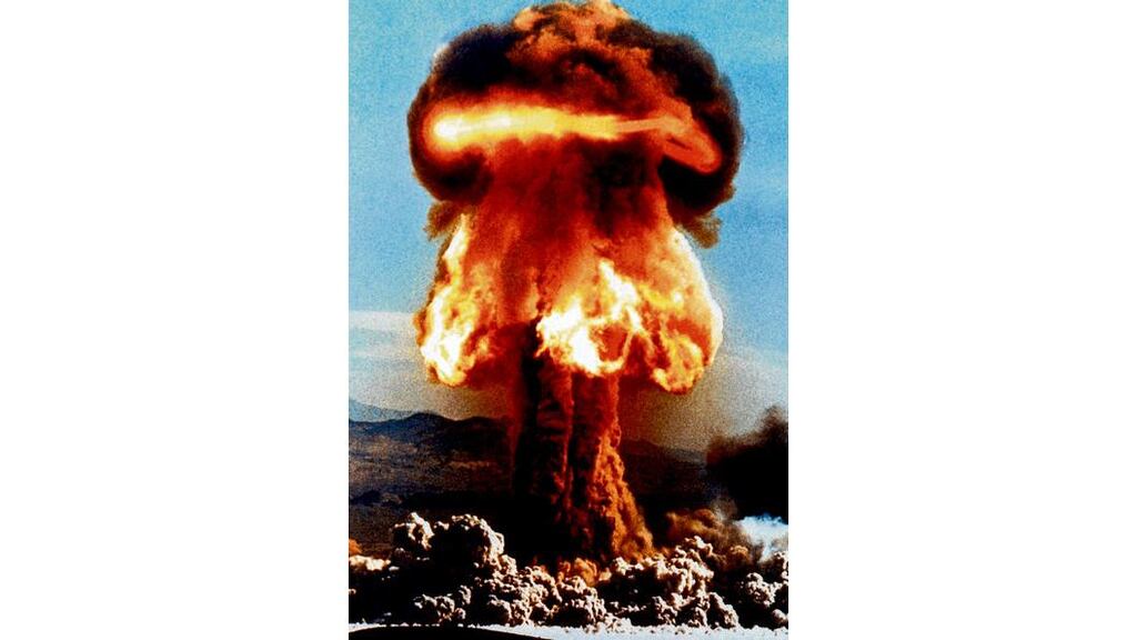 Nuclear bombs are extremely hard to make, their destructive power grossly overstated. The devastation of Hiroshima was largely the result of the buildings being made of wood