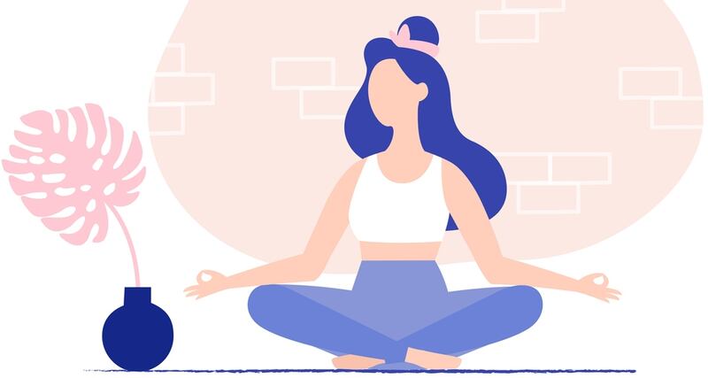 'I decide to do some meditation, which is lovely, but 40 minutes later I have pretty much dozed off.' Illustration: iStock