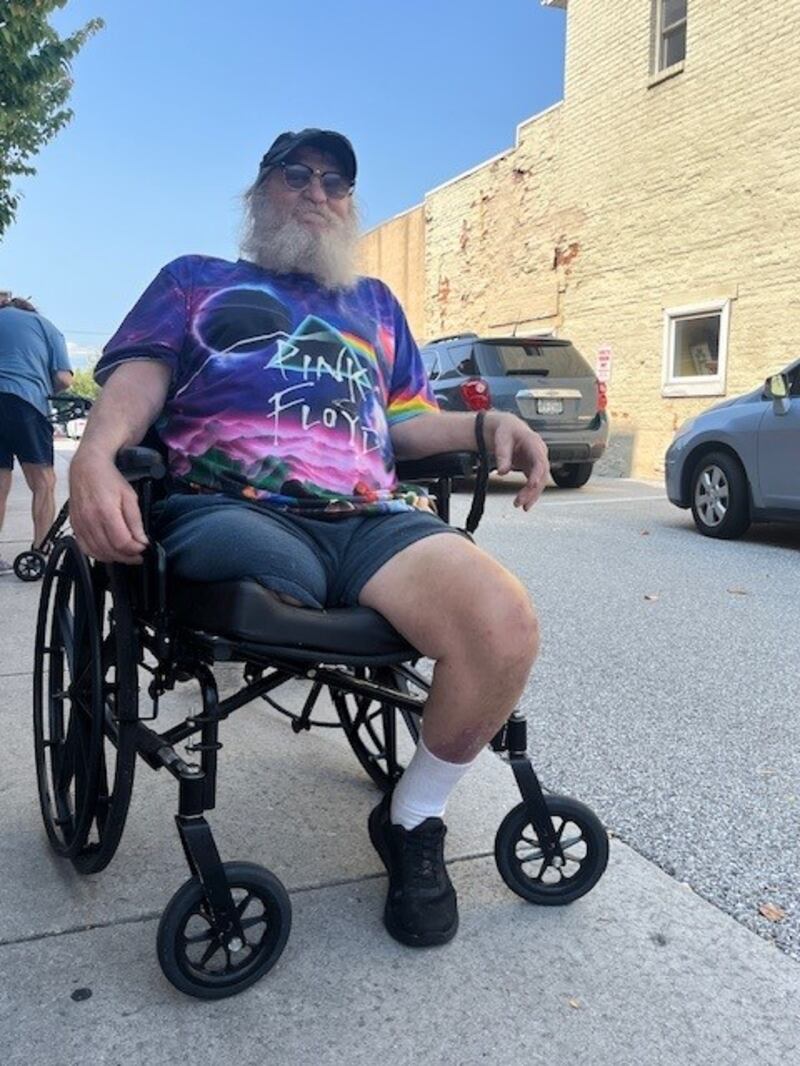 Jim Dlauter in Gettysburg: 'Harris? She’s a joke. The debate? That was a joke. What I did see of it… she never came out with a definite thing about anything. It was all flip and flop.' Photograph: Keith Duggan