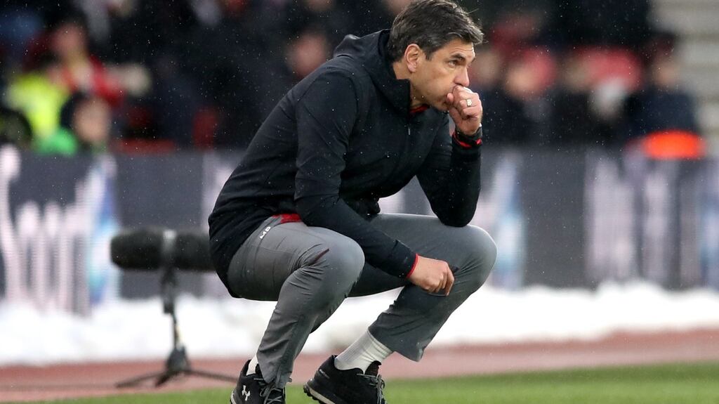 Southampton have sacked manager Mauricio Pellegrino. Photograph: Adam Davy/PA